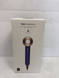 DYSON SUPERSONIC VINCA BLUE AND ROSE GOLD HAIRDRYER RRP: £329