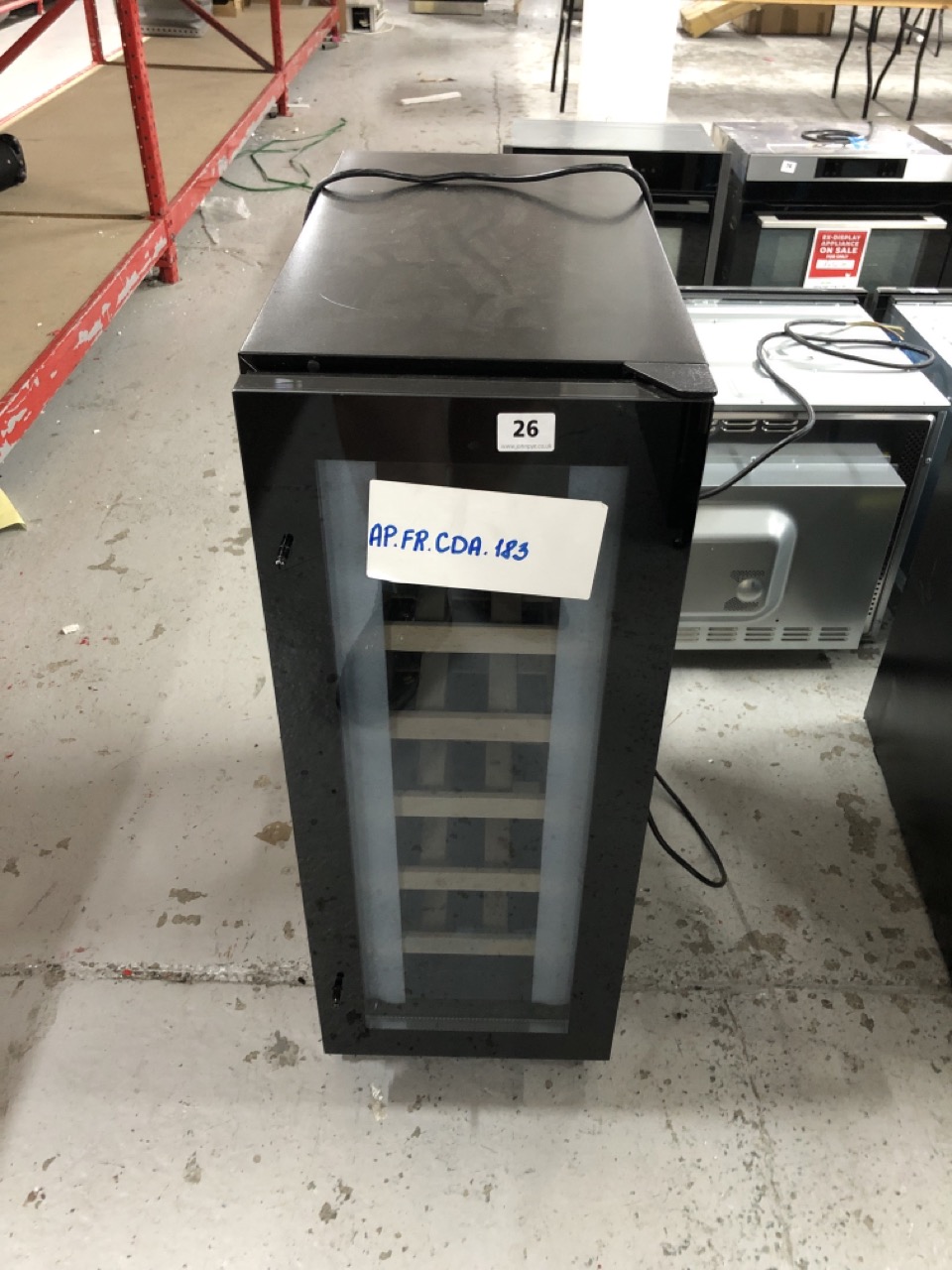 John Pye Auctions CDA WINE COOLER MODEL FWC304BL