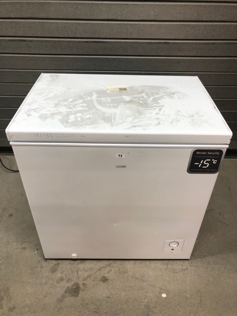 John Pye Auctions LOGIK CHEST FREEZER MODEL L198CFW20 (COLLECTION OR