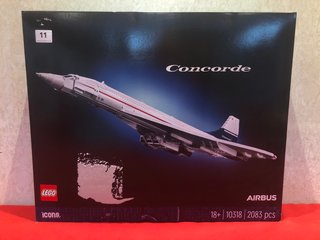 LEGO CONCORDE AIRBUS SET - MODEL 10318 - RRP £169: LOCATION - BOOTH