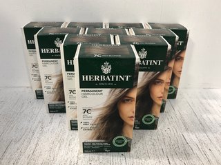 10 X BOXES OF HERBATINT PERMANENT HAIR COLOUR GEL IN ASH BLONDE: LOCATION - E16