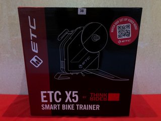ETC X5 SMART BIKE TRAINER BY THINK RIDER - RRP £329: LOCATION - BOOTH
