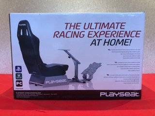 PLAYSEAT EVOLUTION GAMING CHAIR IN BLACK(SEALED) - RRP £259: LOCATION - BOOTH