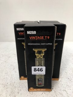 7 X MZGO VINTAGE T9 PROFESSIONAL HAIR CLIPPERS: LOCATION - G15
