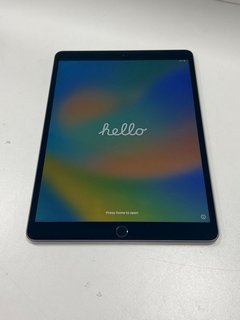 APPLE IPAD AIR 3 64 GB TABLET WITH WIFI IN SPACE GREY: MODEL NO A2152 (UNIT ONLY, SOME LIGHT SCRATCHES ON SCREEN) [JPTM103359]. THIS PRODUCT IS FULLY FUNCTIONAL AND IS PART OF OUR PREMIUM TECH AND EL