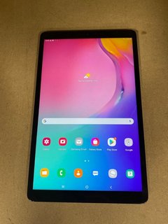 SAMSUNG GALAXY TAB A 32GB TABLET WITH WIFI (ORIGINAL RRP - £229) IN GREY: MODEL NO SM-T515 (UNIT ONLY) [JPTM103255]. THIS PRODUCT IS FULLY FUNCTIONAL AND IS PART OF OUR PREMIUM TECH AND ELECTRONICS R