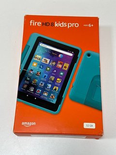 FIRE HD 8 KIDS PRO 32 GB TABLET WITH WIFI IN BLACK: MODEL NO N4319 (WITH BOX & ALL ACCESSORIES) [JPTM102439]. (SEALED UNIT). THIS PRODUCT IS FULLY FUNCTIONAL AND IS PART OF OUR PREMIUM TECH AN