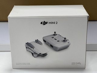 DJI MINI 2 FLY MORE COMBO DRONE IN GREY: MODEL NO MT2PD (WITH SHOULDER BAG AND ALL ACCESSORIES) [JPTM101309]. THIS PRODUCT IS FULLY FUNCTIONAL AND IS PART OF OUR PREMIUM TECH AND ELECTRONICS RANGE