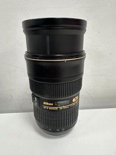 NIKON 24-70MM F2.8G AF-S ED LENS. (WITH LENS CAPS) [JPTM101122]. THIS PRODUCT IS FULLY FUNCTIONAL AND IS PART OF OUR PREMIUM TECH AND ELECTRONICS RANGE