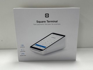 SQUARE ALL IN ONE CARD PAYMENT MACHINE IN WHITE: MODEL NO SPD2-01-A (COMES IN BOX WITH ALL ACCESSORIES) [JPTM103365]. (SEALED UNIT). THIS PRODUCT IS FULLY FUNCTIONAL AND IS PART OF OUR PREMIUM TECH A