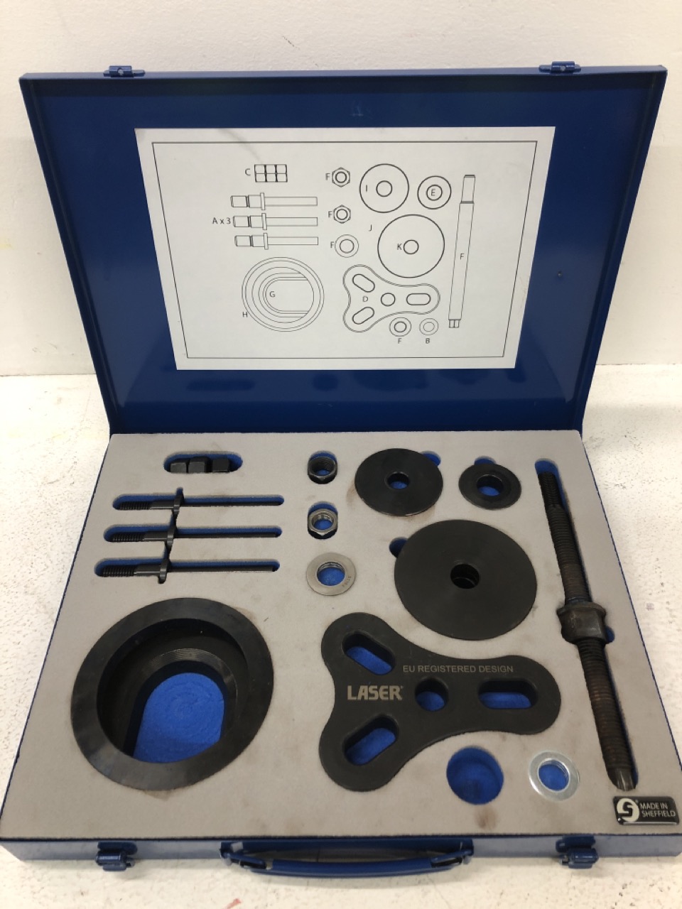 John Pye Auctions LASER REAR WHEEL BEARING SERVICE KIT RRP£340