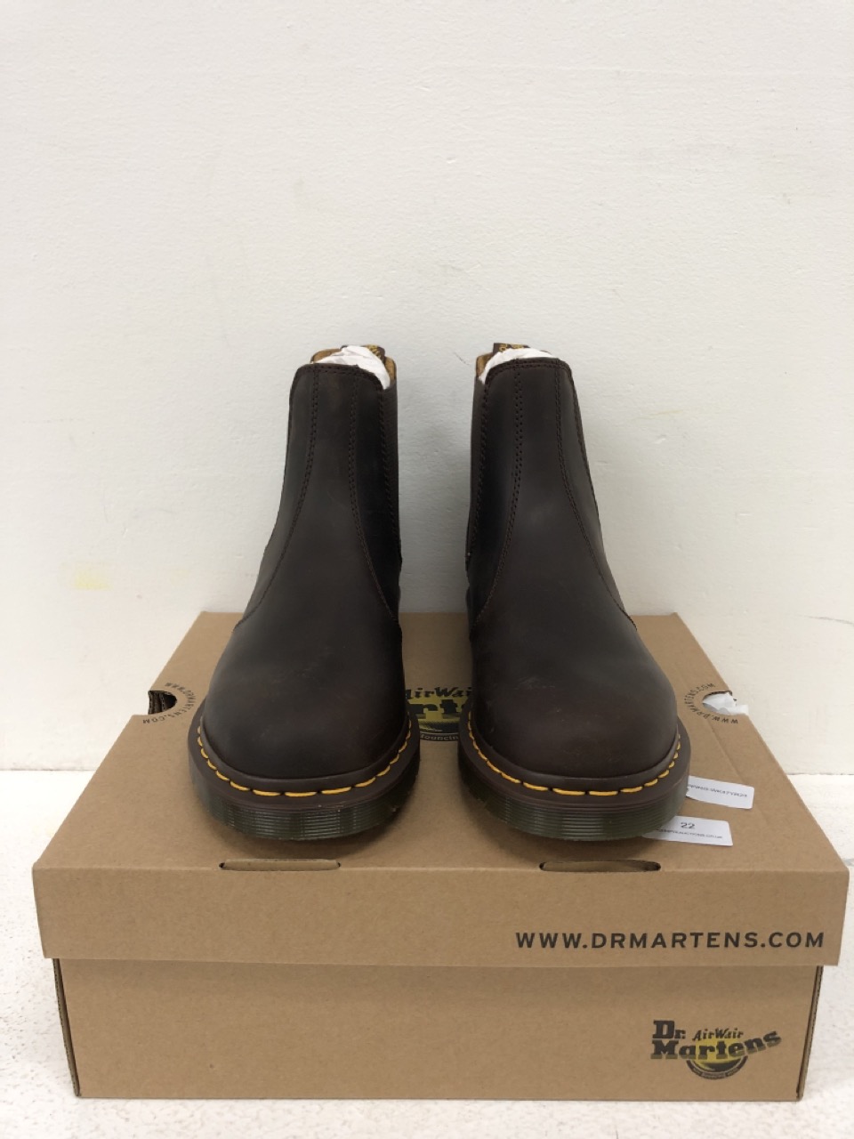 John Pye Auctions DR.MARTENS CRAZY HORSE LEATHER ANKLE DARK BROWN