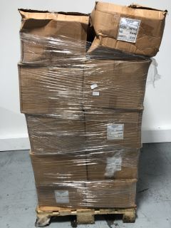 PALLET OF ASSORTED ITEMS TO INCLUDE MENS ORANGE WORK COVERALLS SIZE M APPROX RRP £950