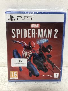 9 X CONSOLE GAMES TO INCLUDE SPIDERMAN 2 FOR PS5, SKYRIM FOR XBOX 360 AND WWE 2K22 FOR XBOX SERIES X, 5 X BLU RAY/DVDS TO INCLUDE THE MENU, KILL BILL VOLUME 2 AND JACK REACHER, APPROX RRP £250