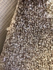 CANBERRA HUMUS COLOURED CARPET APPROX WIDTH 4M - COLLECTION ONLY - LOCATION CARPET RACKS