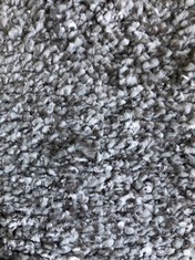 CANBERRA GREIGE COLOURED CARPET APPROX WIDTH 4M  - COLLECTION ONLY - LOCATION CARPET RACKS