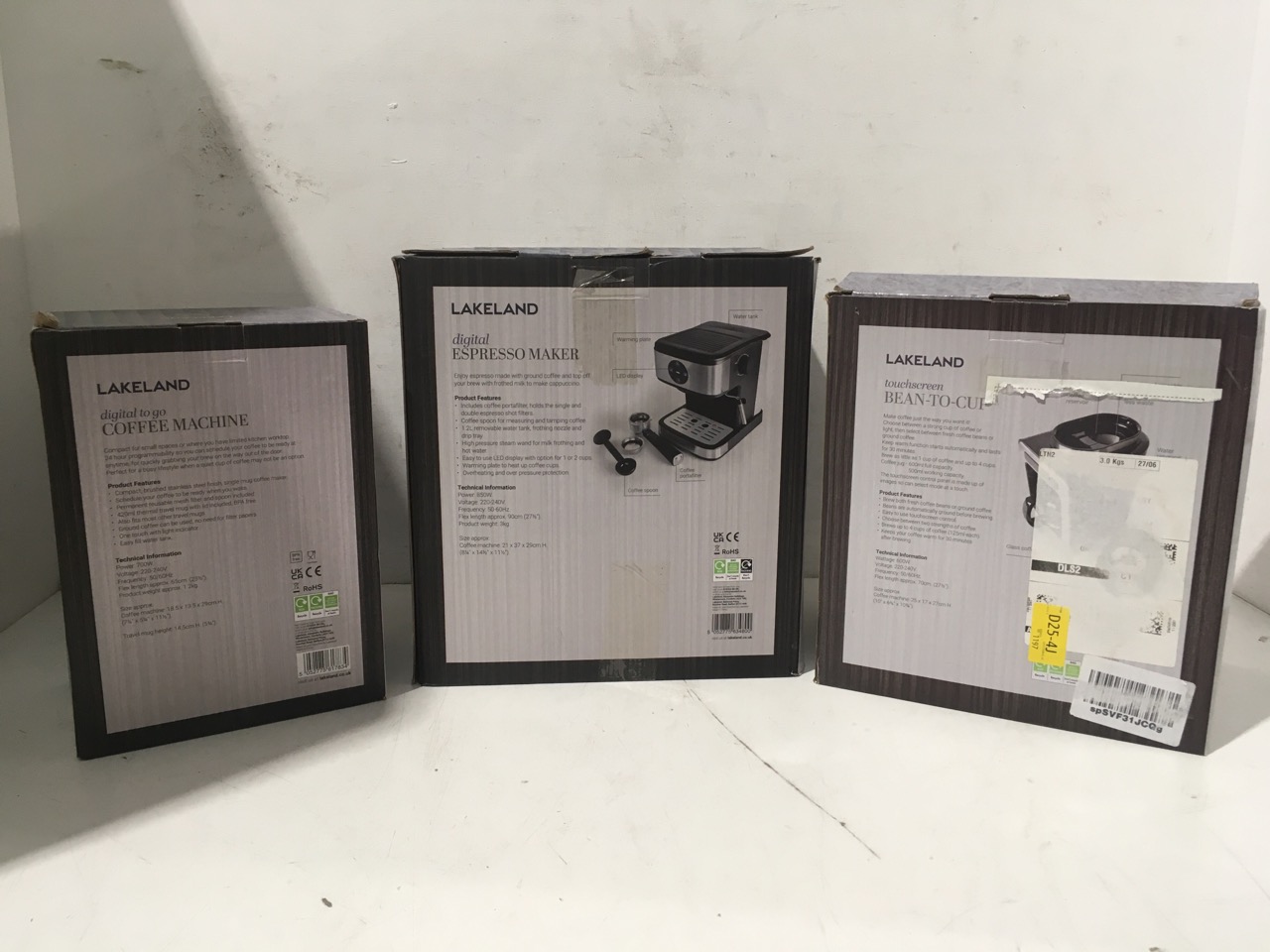 John Pye Auctions LAKELAND DIGITAL TO GO COFFEE MACHINE TO INCLUDE