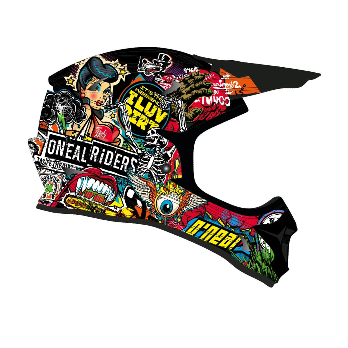 John Pye Auctions O'NEAL SONUS CRANK YOUTH FULL FACE HELMET COLOUR