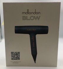 MDL LONDON BLOW, HAIR DRYER, 3 TIMES FASTER THAN STANDARD DRYER, RRP £190: LOCATION - SR33C