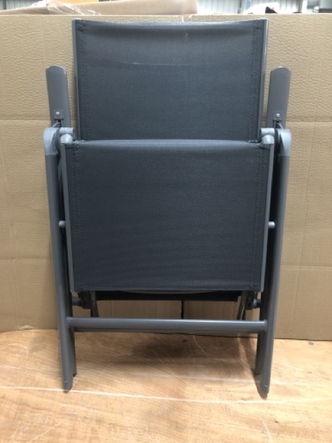 Chicreat Korfu Klappstuhl aus Aluiniu, Anthrazit, 67 x 59 Chicreat Korfu Klappstuhl aus Aluiniu, Anthrazit, 67 x 59