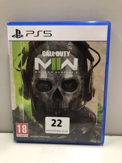 PLAYSTATION 5 CALL OF DUTY MODERN WARFARE 2 VIDEO GAME (18+ ID REQUIRED)