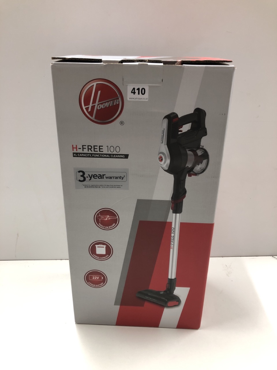 John Pye Auctions HOOVER HFREE 100 CORDLESS VACUUM