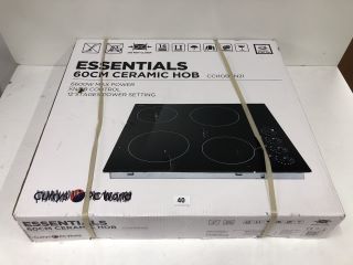 ESSENTIALS CERAMIC HOB MODEL: CCHOBKN21 (COLLECTION OR OPTIONAL DELIVERY AVAILABLE*)