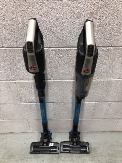 2 X HOOVER H-FREE 500 CORDLESS VACUUMS (COLLECTION OR OPTIONAL DELIVERY AVAILABLE*)