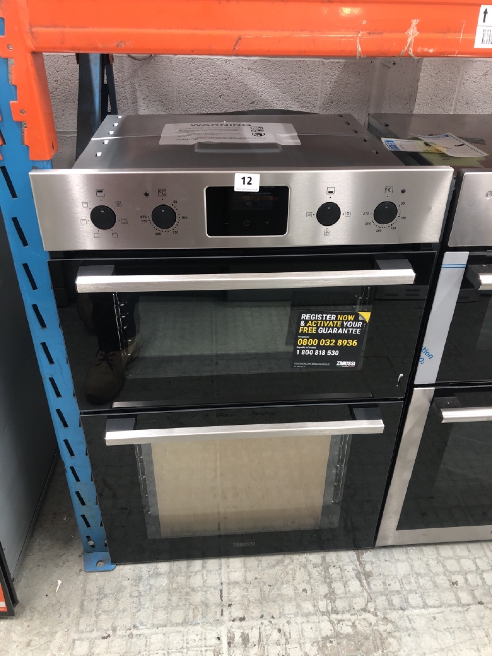 John Pye Auctions ZANUSSI BUILT IN DOUBLE OVEN MODEL ZKHNL3X1