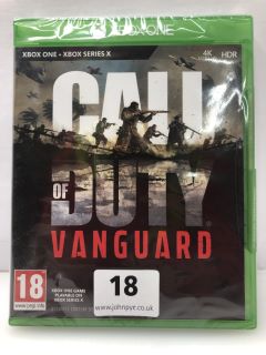 XBOX ONE CALL OF DUTY VANGUARD CONSOLE GAME (SEALED) (18+ ID REQUIRED)