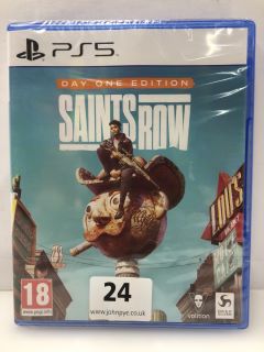 PLAYSTATION 5 CONSOLE GAME DAY ONE EDITION SAINTS ROW (SEALED) (18+ ID REQUIRED)