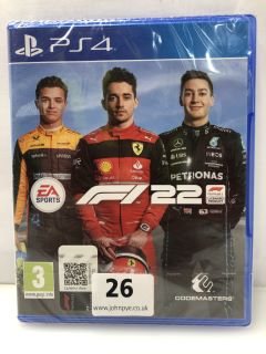 PLAYSTATION 4 CONSOLE GAME F122 (SEALED)