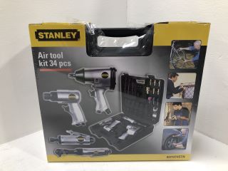 STANLEY AIR TOOL KIT 34 PCS - TOTAL RRP £115