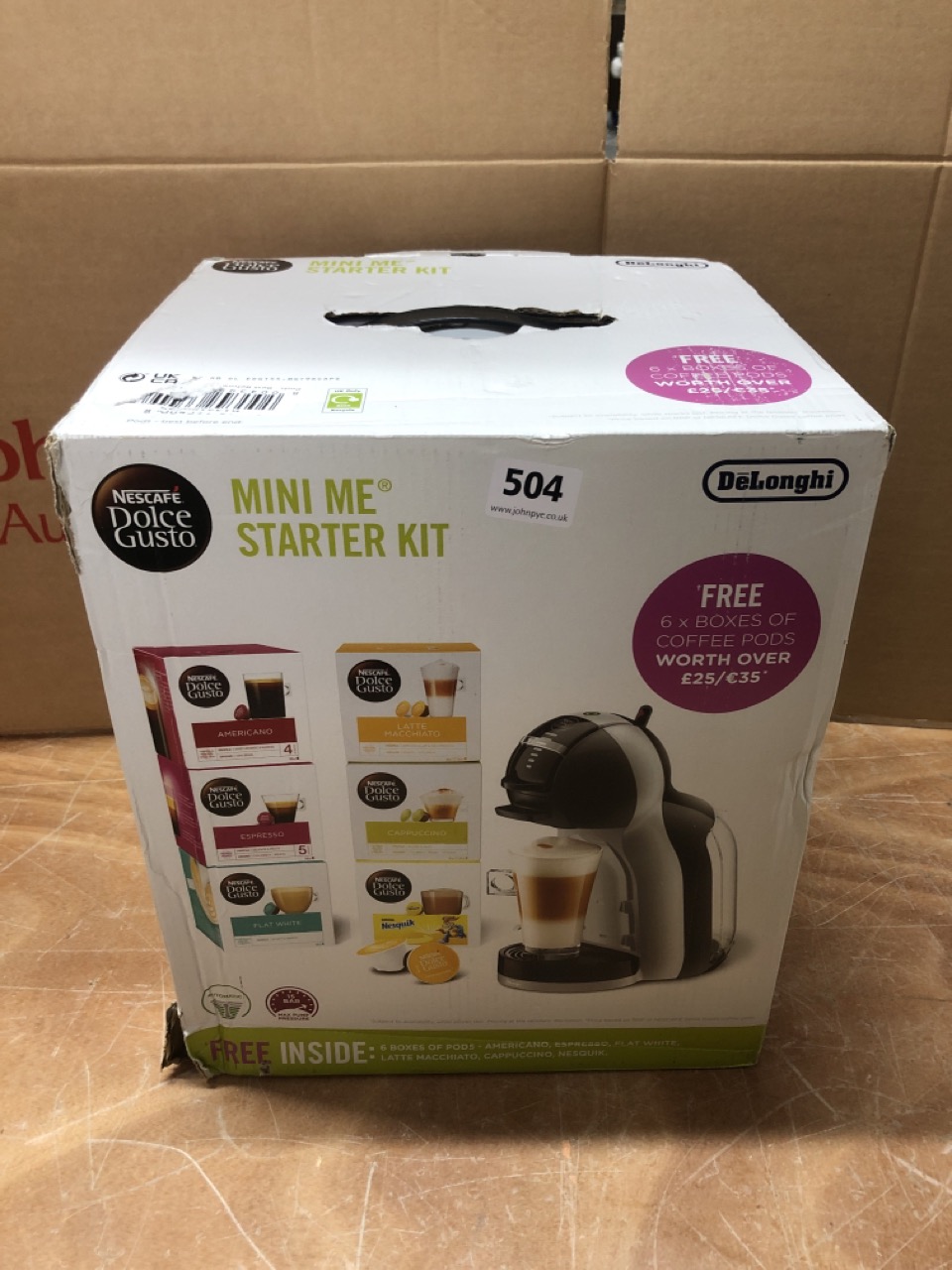 John Pye Auctions NESCAFE DOLCE GUSTO DELONGHI MINI ME START KIT COFFEE MACHINE