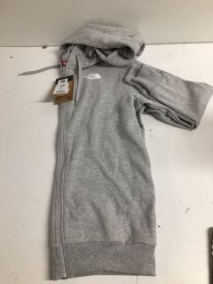 THE NORTH FACE ZIPPED HOODIE IN GREY - SIZE S