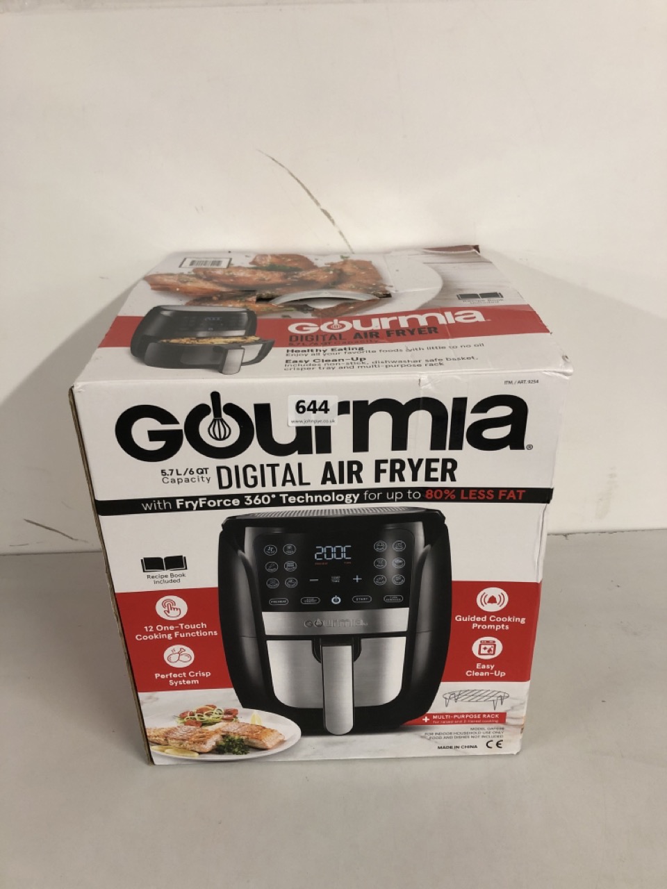 John Pye Auctions GOURMIA 5.7L DIGITAL AIR FRYER