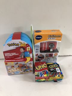 TOYS AND GAMES TO INCLUDE A POKEMON CARRY CASE