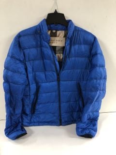 BURBERRY PADDED COAT IN BLUE M