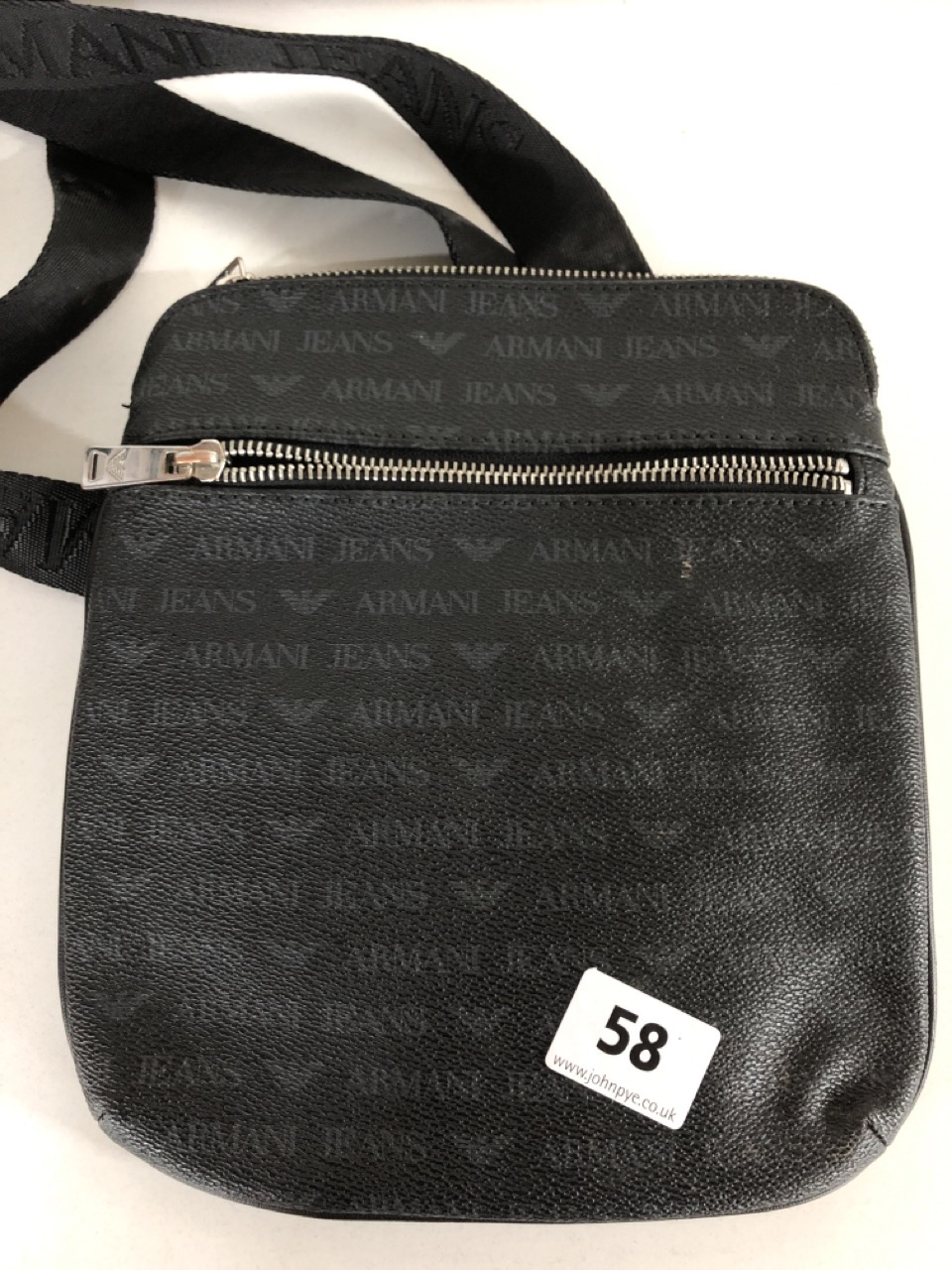 John Pye Auctions ARMANI JEANS SHOULDER BAG