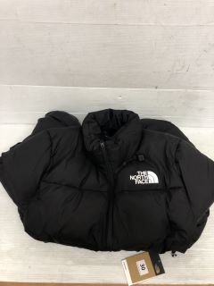 THE NORTH FACE WOMENS NUPTSE JACKET IN BLACK SIZE XL