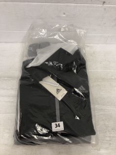 ADIDAS WOVEN NON-HOODED TRACKSUIT IN GREY & BLACK SIZE S