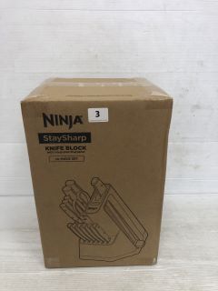 NINJA FOODI STAY SHARP 14-PIECE KNIFE BLOCK SET RRP: £220 (18+ AGE RESTRICTED ITEM I.D REQUIRED)