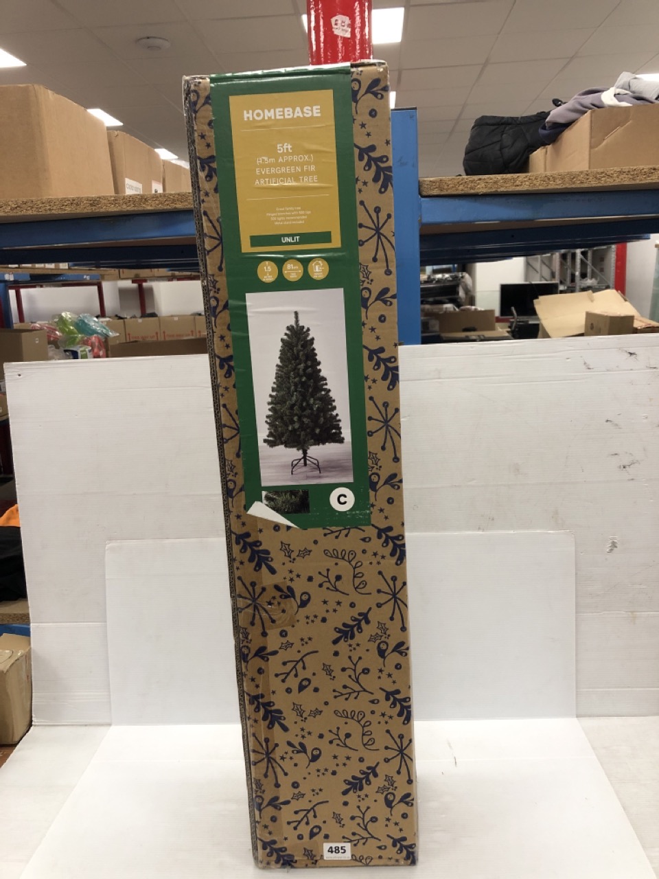 John Pye Auctions HOMEBASE 5FT EVERGREEN FIR ARTIFICIAL TREE