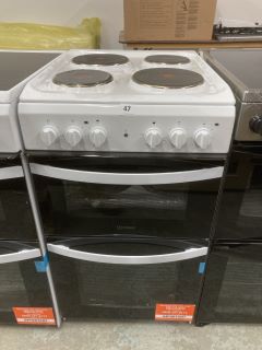 INDESIT GAS DOUBLE OVEN MODEL NO: ID5E92KMWM