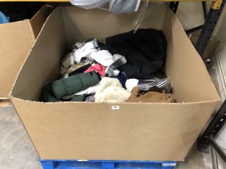PALLET OF ASSORTED LOOSE CLOTHES (ASSORTED BRANDS AND SIZES) (COLLECTION OR OPTIONAL DELIVERY AVAILABLE*)