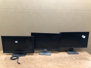 3 X ASSORTED MONITORS (SMASHED, SALVAGE, SPARES) (COLLECTION OR OPTIONAL DELIVERY AVAILABLE*)