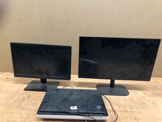 3 X ASSORTED MONITORS (SMASHED, SALVAGE, SPARES) (COLLECTION OR OPTIONAL DELIVERY AVAILABLE*)