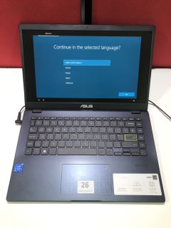 ASUS E410M 64GB EMMC LAPTOP IN BLUE. (WITH BOX & CHARGER). INTEL N4020, 4GB RAM, 14.0" SCREEN  [JPTN35282]
