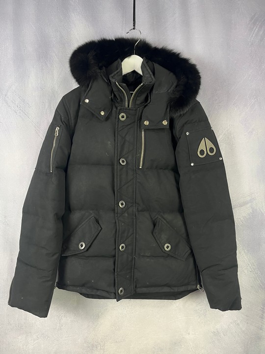 Moose Knuckles Down Puffer Jacket Size: S, SMALL.