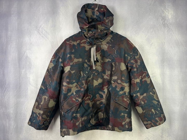 Dior X Peter Doig Overhead Camo Jacket With Tags & Dustbag Size: 46.